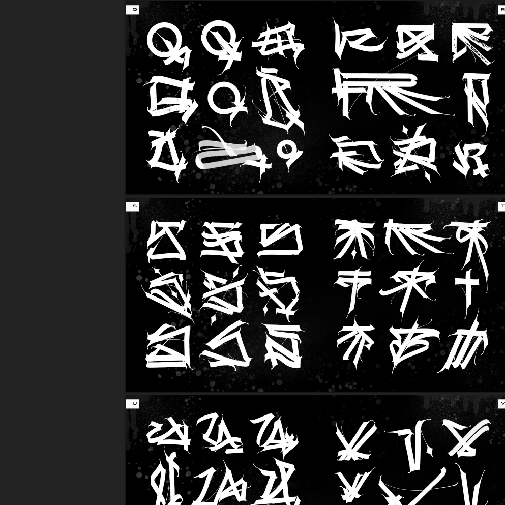 TYPEMANIAC Font Collection — Calligraphy & Lettering Alphabet Guide (2020 Edition)