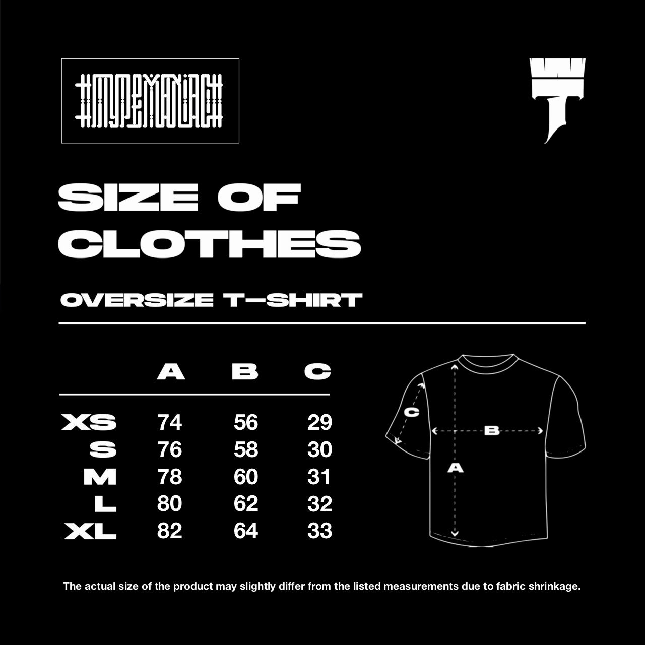 Oversize t-shirt "ARTIST"