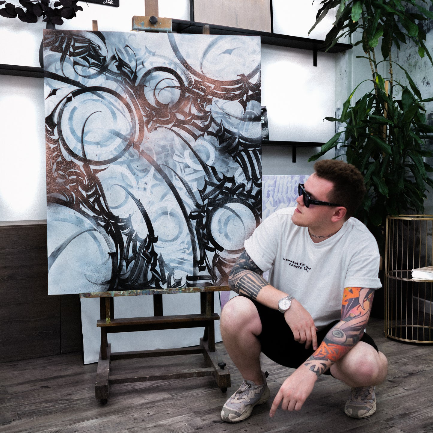 Acrylic canvas «Don’t be afraid» 90*120cm