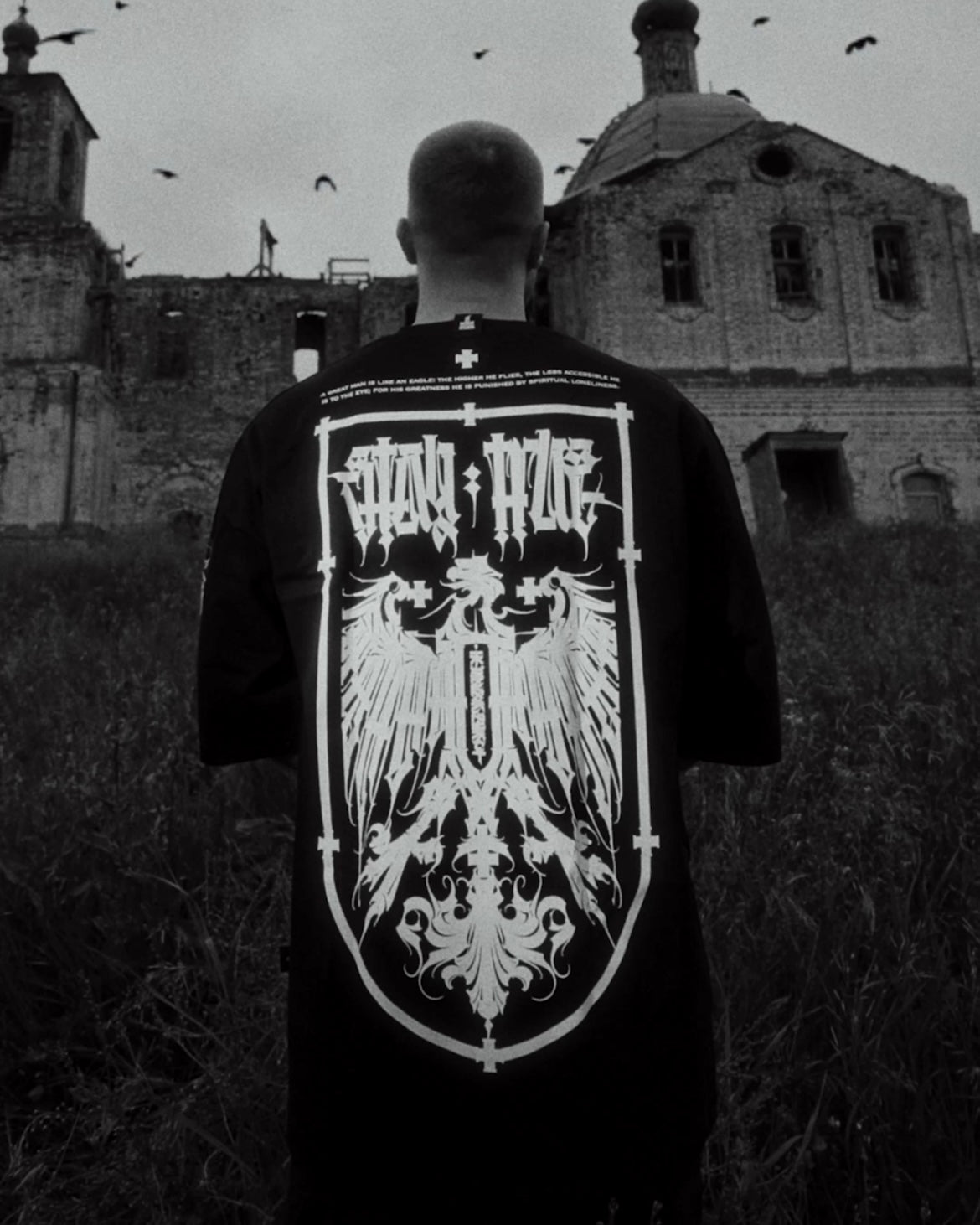 Oversize t-shirt "STAY TRUE"