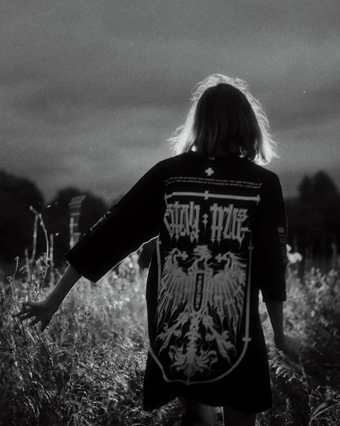 Oversize t-shirt "STAY TRUE"