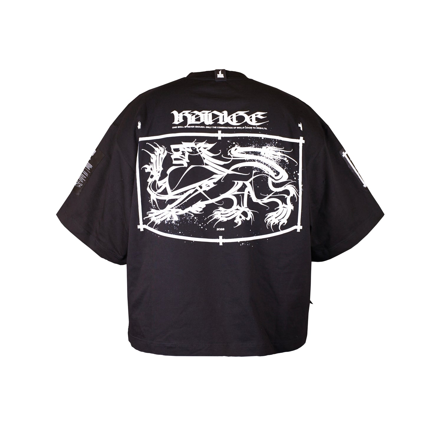 Oversize crop t-shirt "RANGE"
