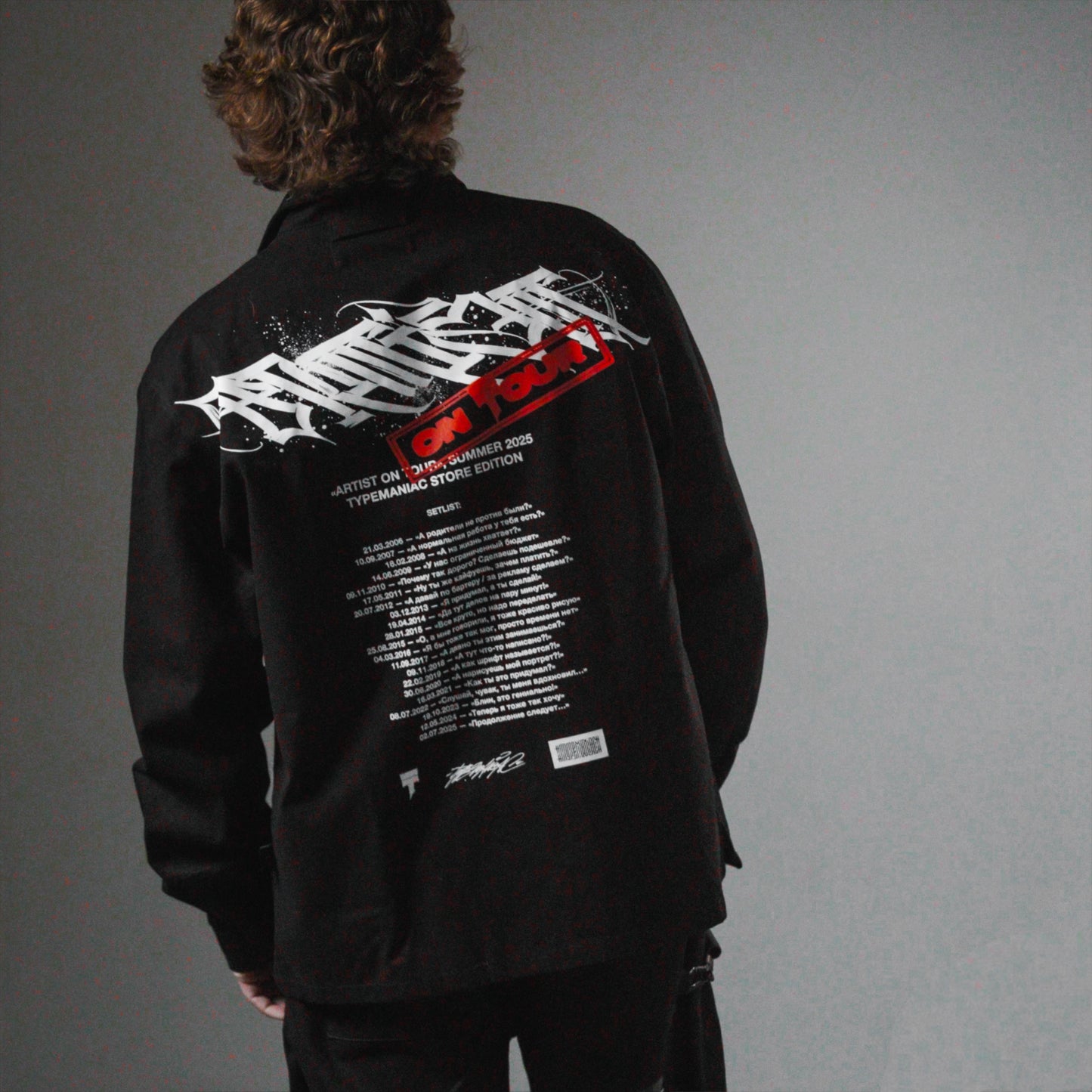Shirt "Artist on tour" black