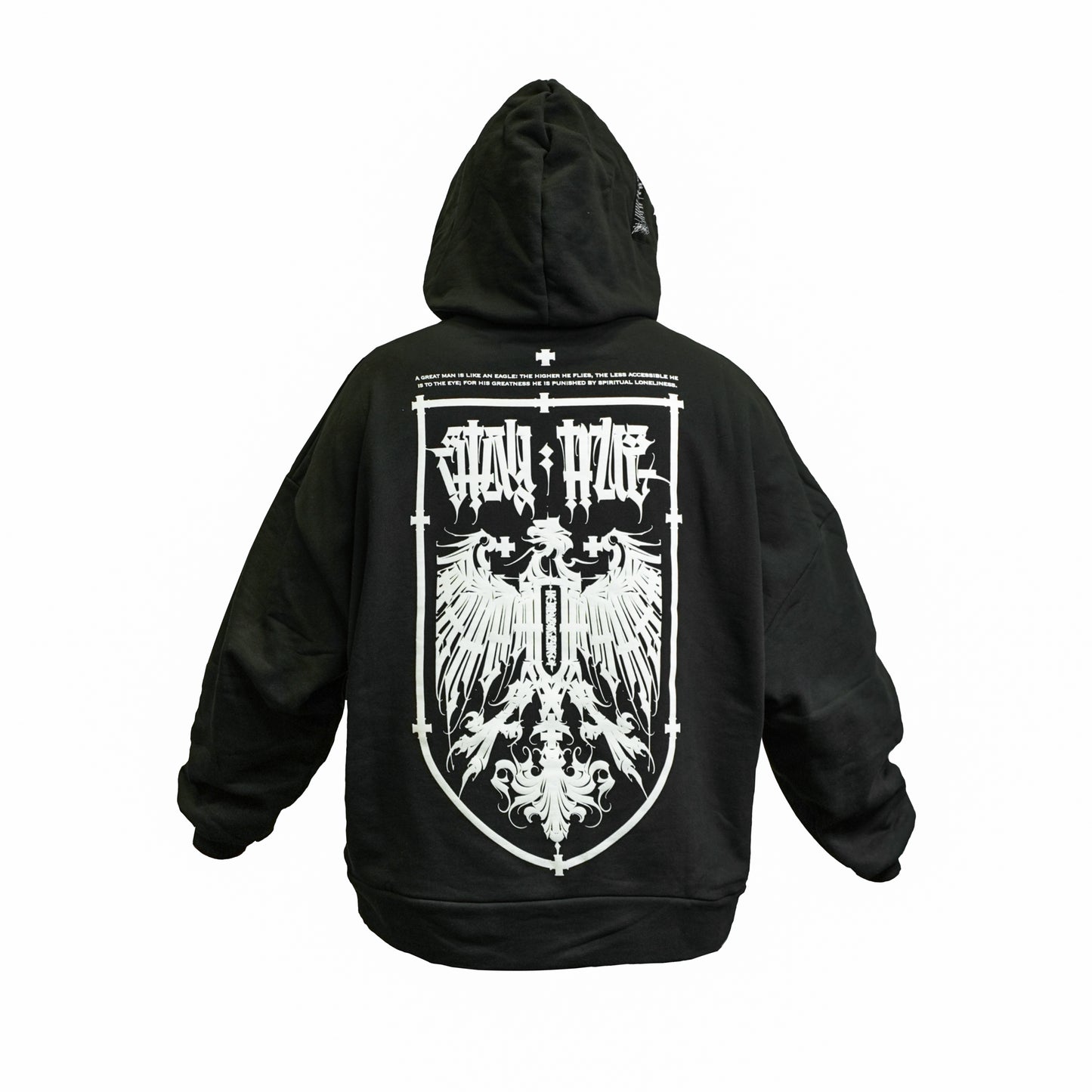 Oversized hoodie “STAY TRUE”